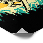 Snowboarder Shirts Retro Vintag Snowboarder - Wi Poster (Ecke)