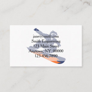 Snowboarder-Silhouette - Wählen Sie die Hintergrun Visitenkarte