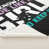 Snowboarder Snowboard Blanket Sherpadecke (3/4)