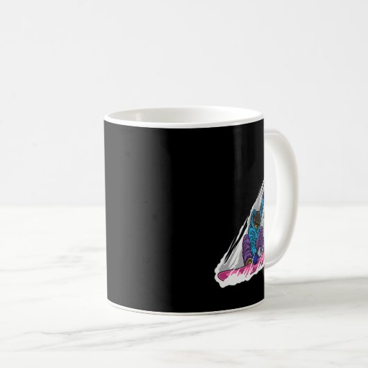 Snowboarder - Snowboard - Freestyle Snowboarder L Kaffeetasse (VorderseiteRechts)