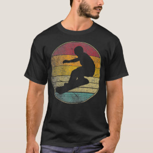 Snowboarder Snowboard Retro Ski Snowboard Berg T-Shirt
