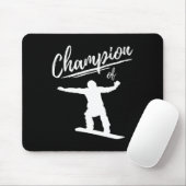 Snowboarder - Snowboard Snowboarder Mousepad (Mit Mouse)