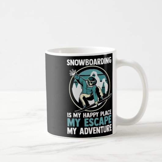 Snowboarder Snowboarden 2 Kaffeetasse (Rechts)