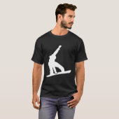 Snowboarder Snowboarden T-Shirt (Vorne ganz)