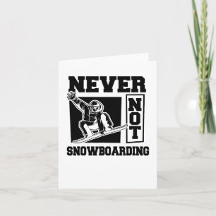 Snowboarder Snowboarden - Wintersportsnowboard Karte