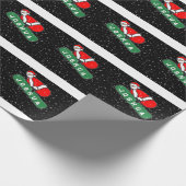 Snowboarder Snowboarder Holiday Geschenk Geschenkpapier (Ecke)