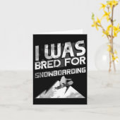 Snowboarder Snowboarder Snowboard Geschenk Karte (Gelbe Blume)