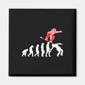 Snowboarder Snowboarder Snowboard Magnet (Vorne)