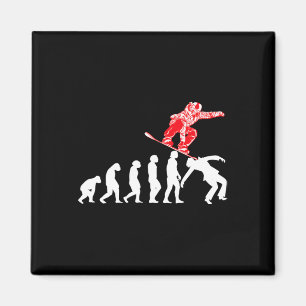 Snowboarder Snowboarder Snowboard Magnet