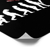 Snowboarder Snowboarder Snowboard Poster (Ecke)