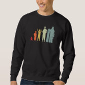 Snowboarder Snowboarding Evolution Snowboard Men B Sweatshirt (Vorderseite)