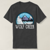 Snowboarder Snowboarding Oregon Wolf Creek Skier S T-Shirt (Design vorne)