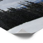 Snowboarder springen in der Luft und machen eine H Poster (Ecke)