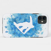 Snowboarder springen Telefon-Kasten Case-Mate iPhone Hülle (Rückseite (Horizontal))