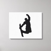 Snowboarder Sprung Leinwanddruck (Vorderseite)