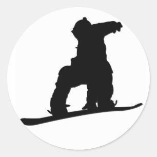 Snowboarder Sticker