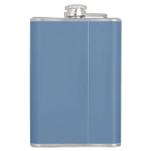 Snowboarder-Szene - Berg-Bäcker, Washington Flachmann (Rückseite)