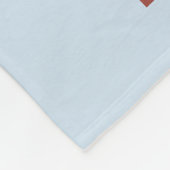 Snowboarder-Szene - die Rockies Fleecedecke (Ecke)