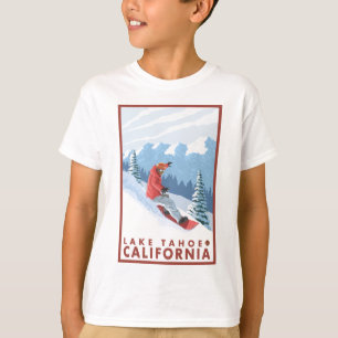 Snowboarder-Szene - Lake Tahoe, Kalifornien T-Shirt