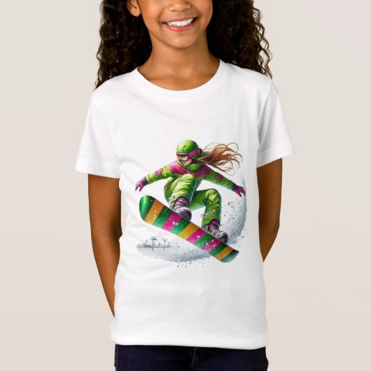Snowboarder T-Shirt (Vorderseite)