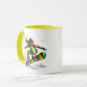 Snowboarder tasse (Vorderseite Links)