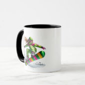 Snowboarder tasse (Vorderseite Links)