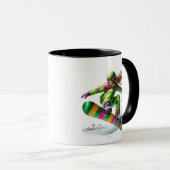 Snowboarder  tasse (VorderseiteRechts)