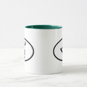 Snowboarder Tasse (Zentrum)
