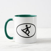 Snowboarder Tasse (Links)