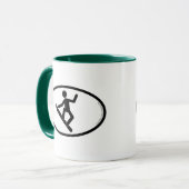 Snowboarder Tasse (Vorderseite Links)