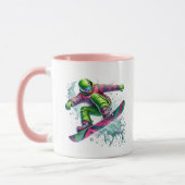 Snowboarder tasse (Links)