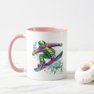 Snowboarder tasse
