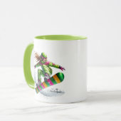 Snowboarder tasse (Vorderseite Links)