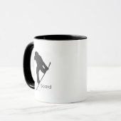Snowboarder-Tasse Tasse (Vorderseite Links)