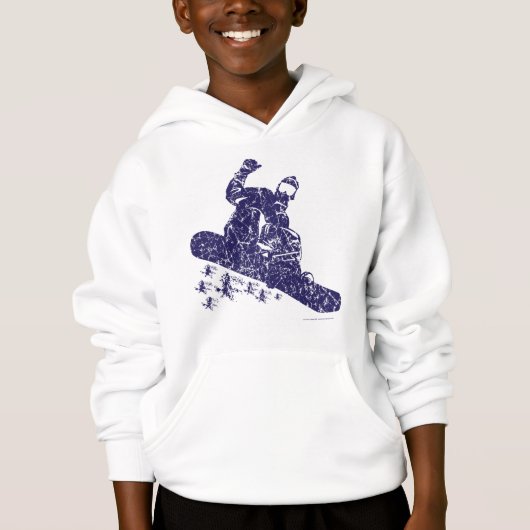 Snowboarder trifft High Snow Hoodie (Vorderseite)