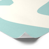 Snowboarder und Skifahrer fahren im Skigebiet. Pe Poster (Ecke)