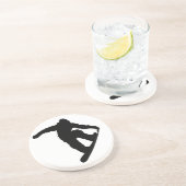 Snowboarder Untersetzer (Seite)