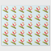 Snowboarder-Weihnachtsgeschenk Geschenkpapier (Flach)