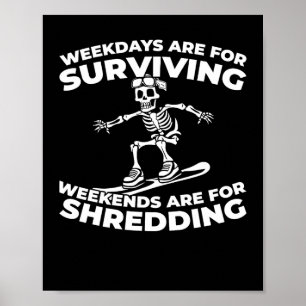 Snowboarder - Wintersport Snowboarden Snowboard Poster