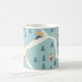 Snowboarder, Wintersportort, aktive Erholung. Kaffeetasse (Mittel)