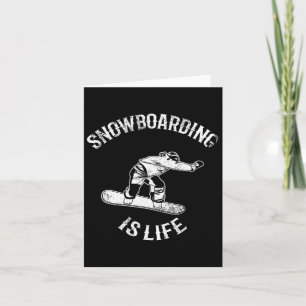 Snowboarder Zitat Alpin Snowboarden Karte