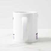 Snowboardfreude Jumbo-Tasse (Rückseite)