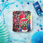 Snowboardfreude Pappteller (Party)