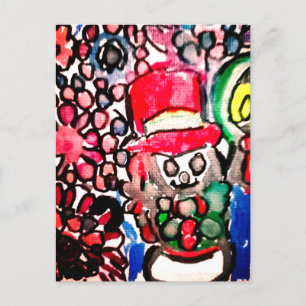 Snowboardfreude Postkarte