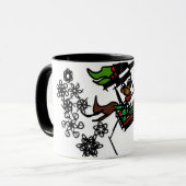 Snowboardfreude Tasse (Vorderseite Links)