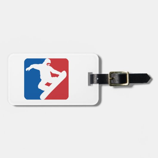 Snowboarding All Star Gepäckanhänger (Vorderseite horizontal)