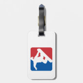 Snowboarding All Star Gepäckanhänger (Rückseite vertikal)