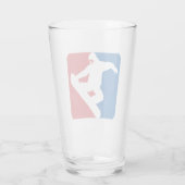 Snowboarding All Star Glas (Rückseite)