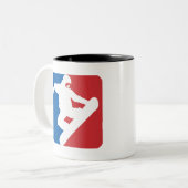 Snowboarding All Star Zweifarbige Tasse (Vorderseite Links)