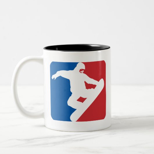 Snowboarding All Star Zweifarbige Tasse (Links)